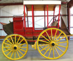 Mud-wagon type Stage Coach